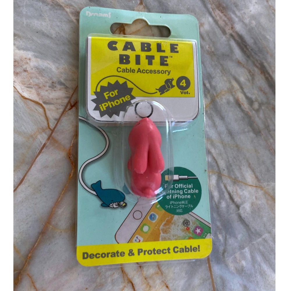Dreams Cable Bite Vol 4 Pink Rabbit iPhone Lightning Cable Protector Accessory
